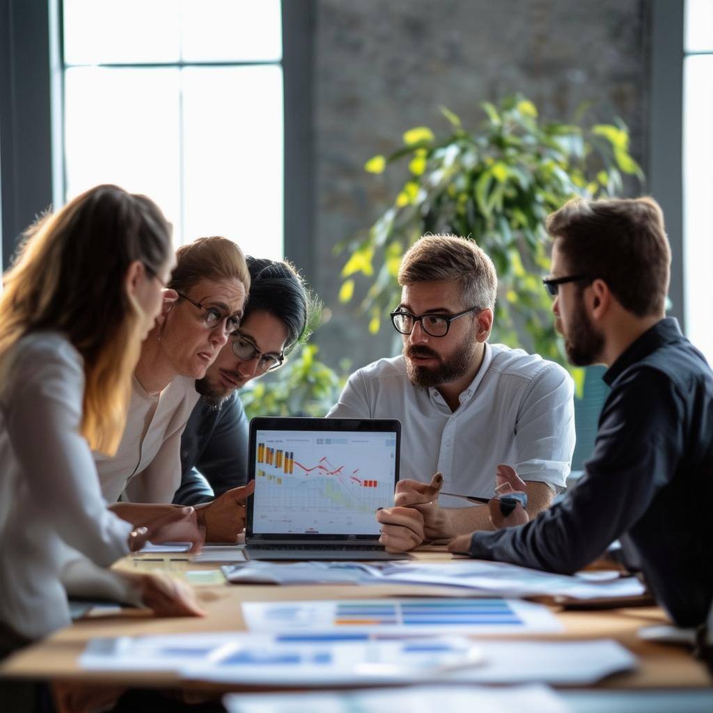 a team working to provide a market analysis a team working to provide a market analysis